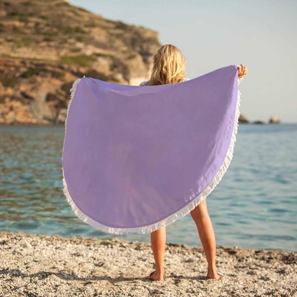 ARENA × WIND AND SEA POOLTOWEL Amazon.com: Purple Beach Towel, Absorbent Quick Dry Sand